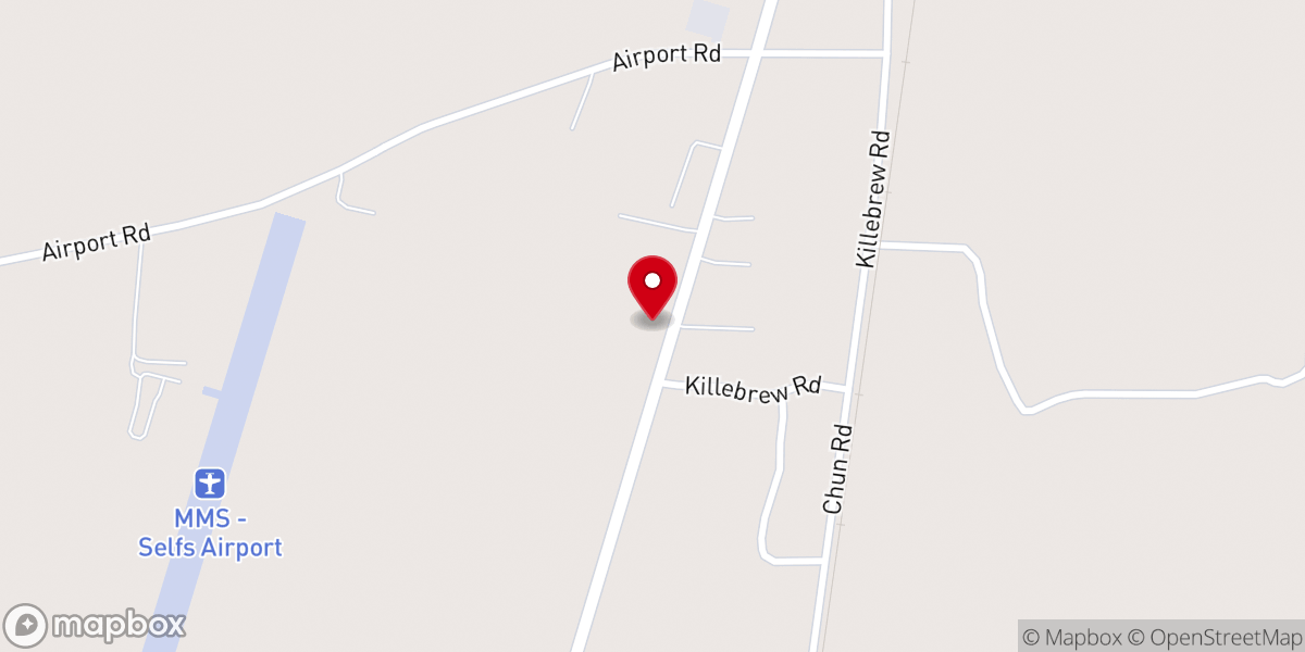 Map showing location of Trinity United Methodist Ch