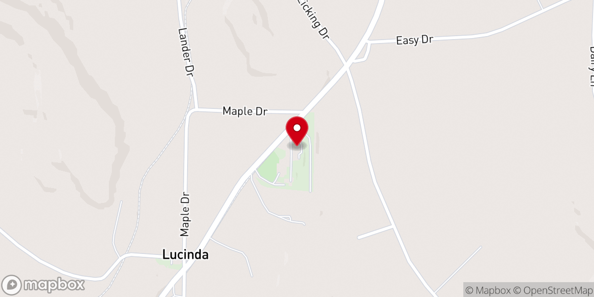 Map showing location of St Joseph's Hall