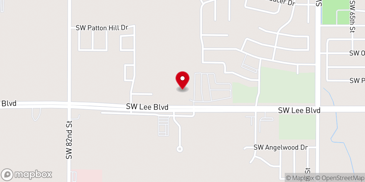 Map showing location of Bible Baptist Church