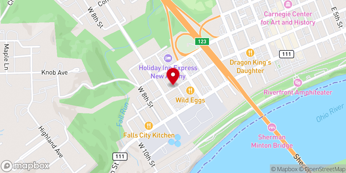 Map showing location of Revelation Tabernacle