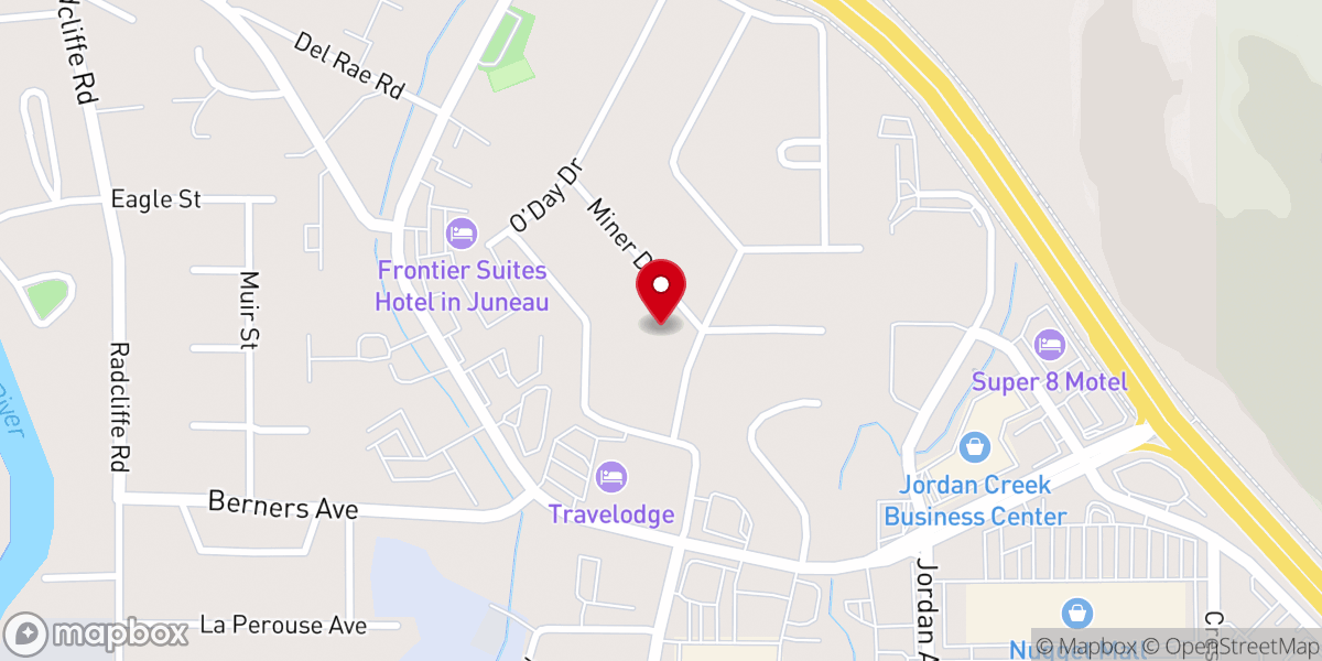 Map showing location of Safe Harbor Church