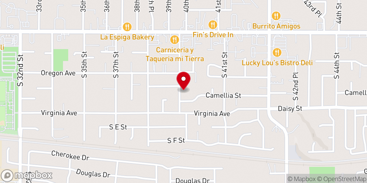 Map showing location of First Landmark Missionary Baptist