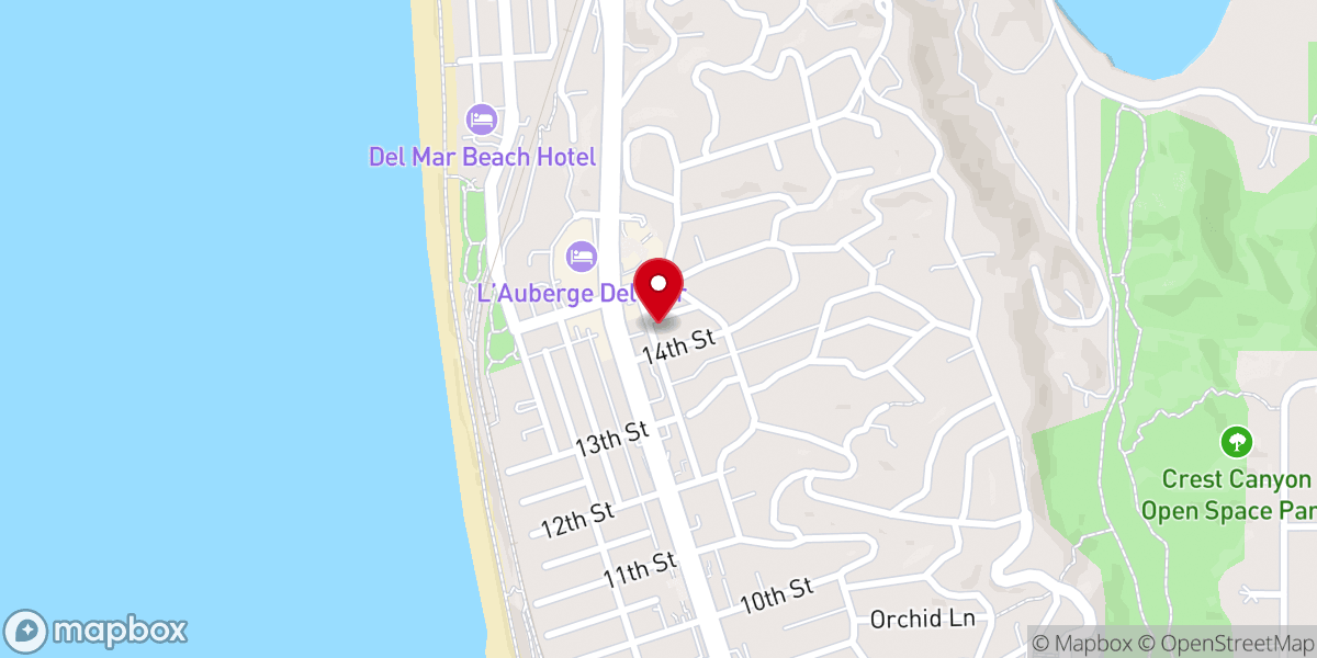 Map showing location of St. Peter's Episcopal Church