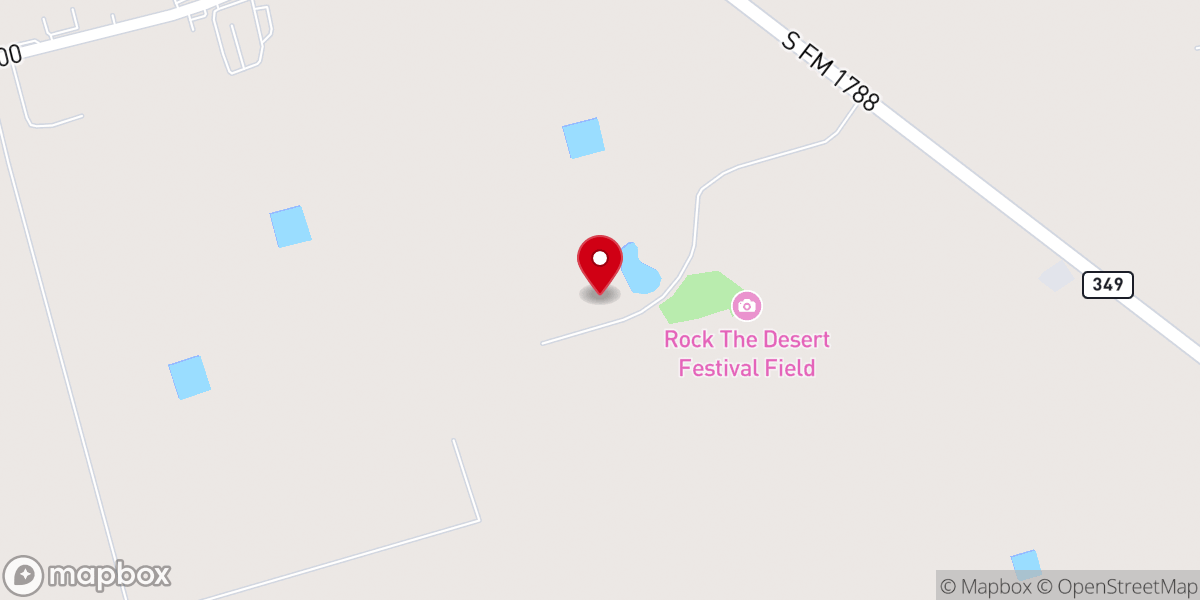 Map showing location of Rock the Dessert 2002 Inc