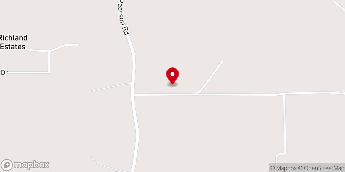 Map showing location of Ebenezer CME Church