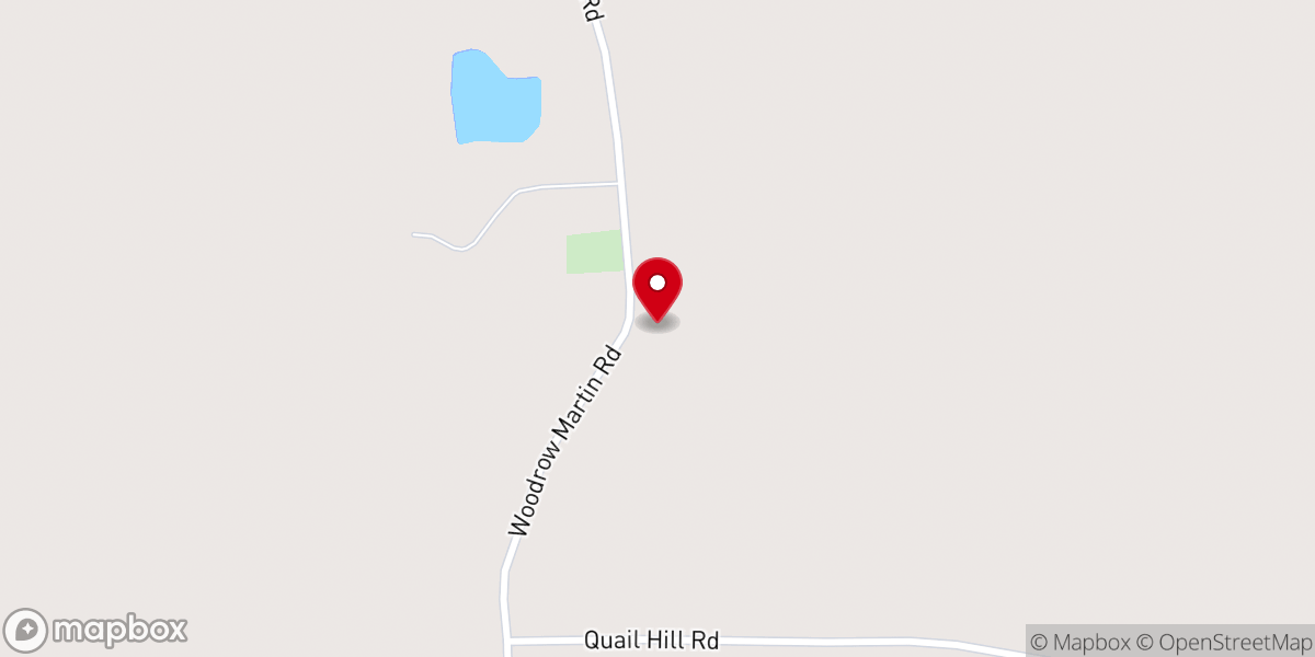 Map showing location of Waters Grove Church