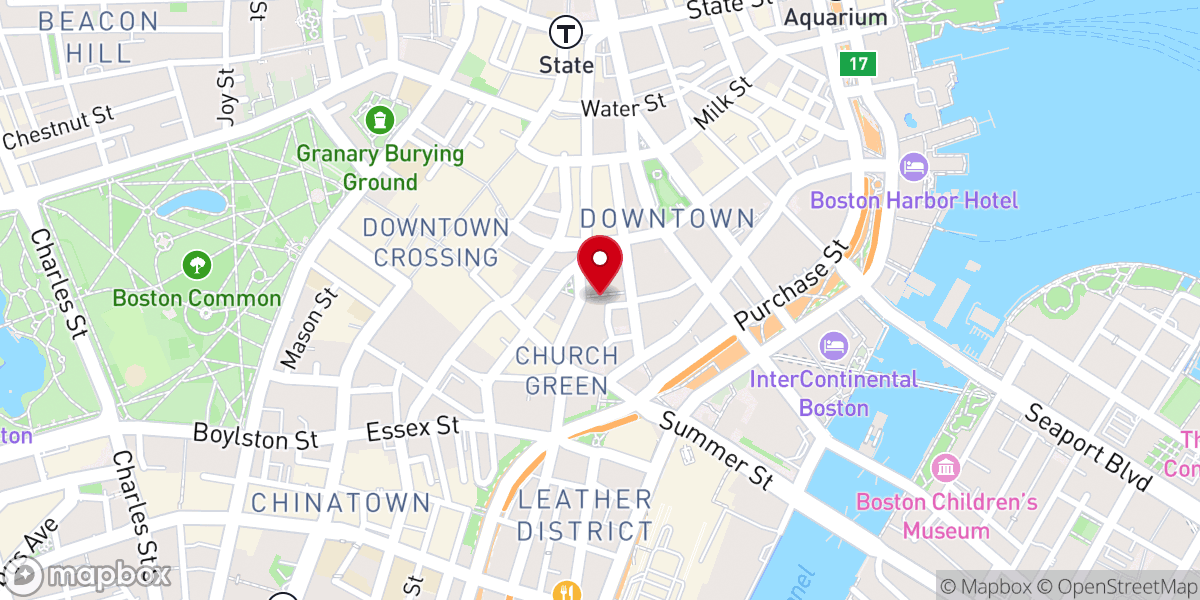 Map showing location of CPC of the Wmm-boston Ma-one Inc