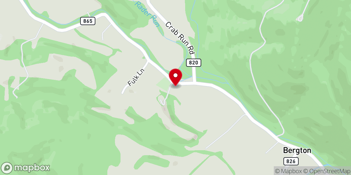 Map showing location of Martin Luther Church