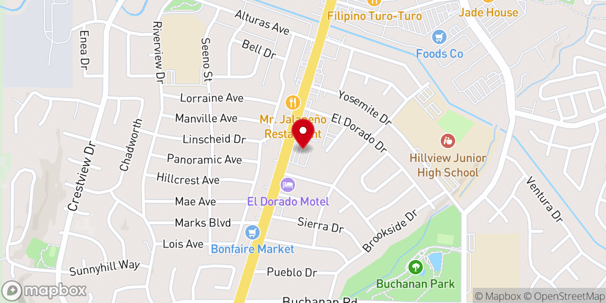 Map showing location of Christ Embassy