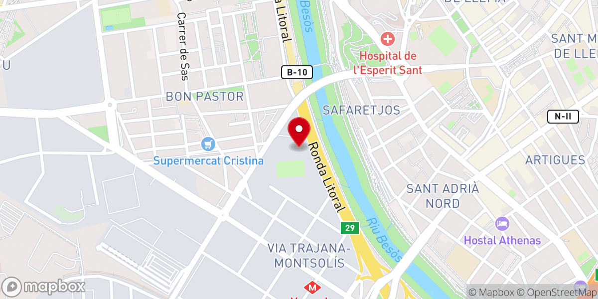 Map showing location of MINISTERIO INTERNACIONAL "VINO NUEVO"