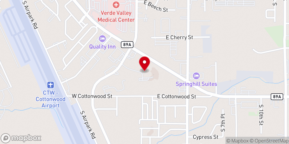Map showing location of River Bible Church