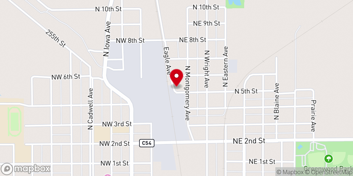 Map showing location of Outreach International