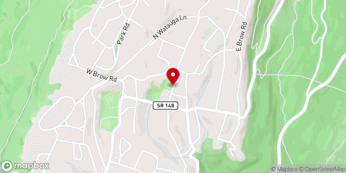 Map showing location of Spiritualist Camp Ground