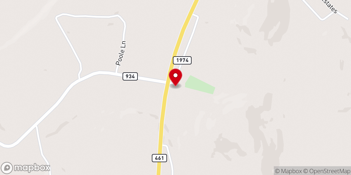 Map showing location of Mt Pleasant Baptist Church