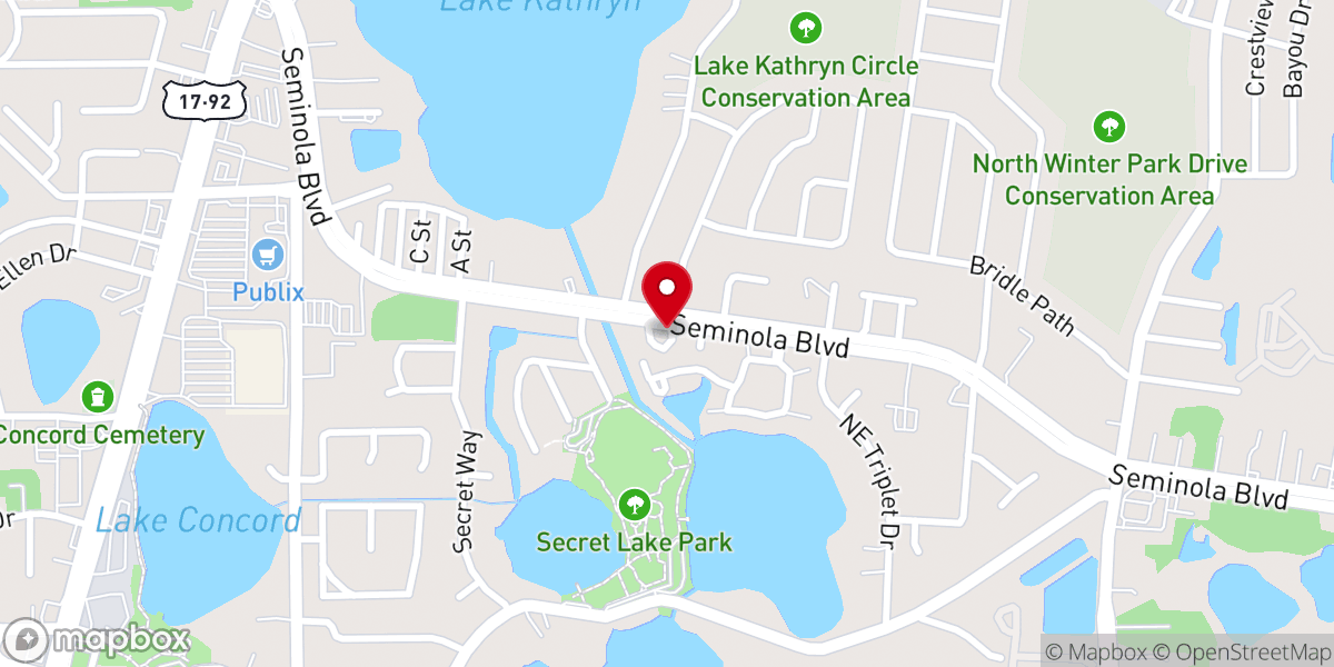 Map showing location of Christian HELP Employment & Resource Center