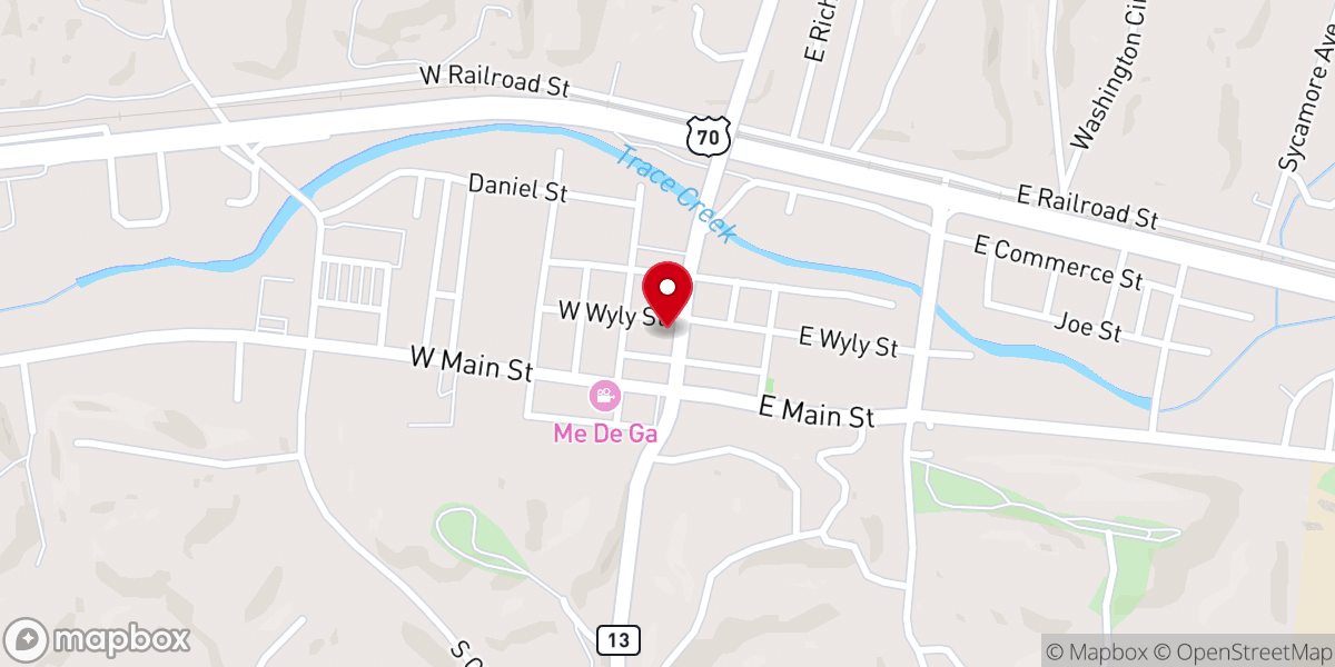 Map showing location of Sunrise Community Inc