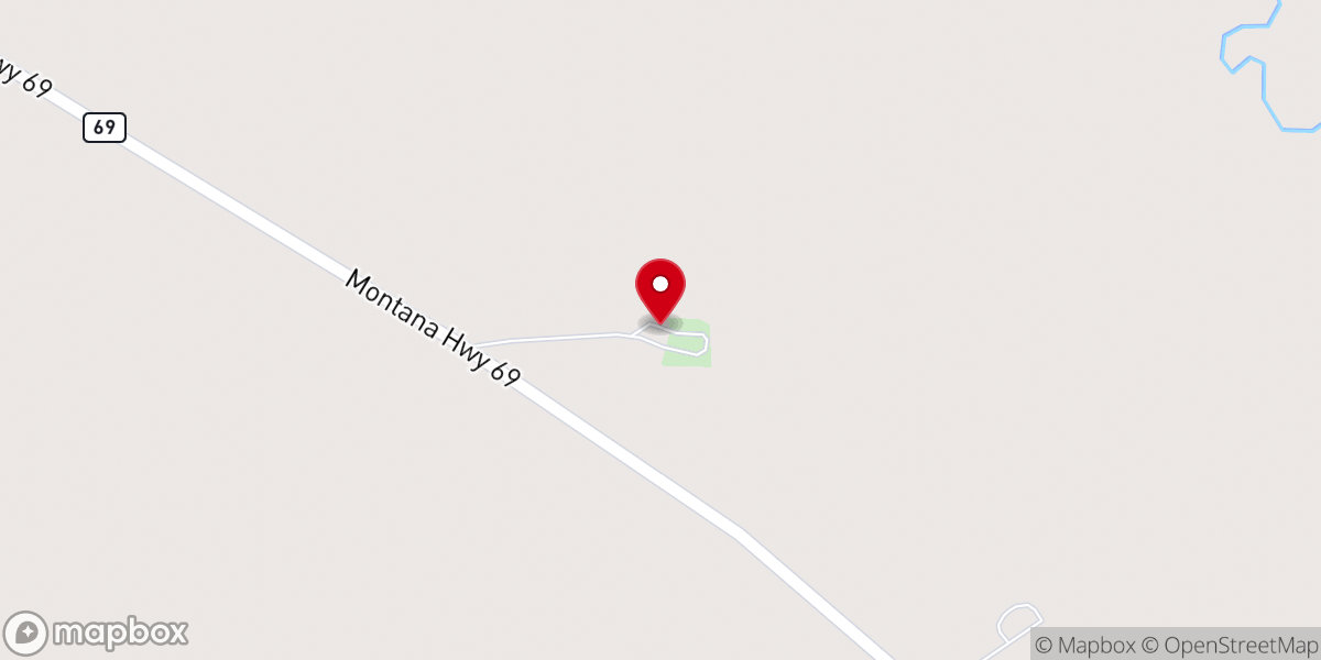 Map showing location of St. John The Evangelist Catholic Church