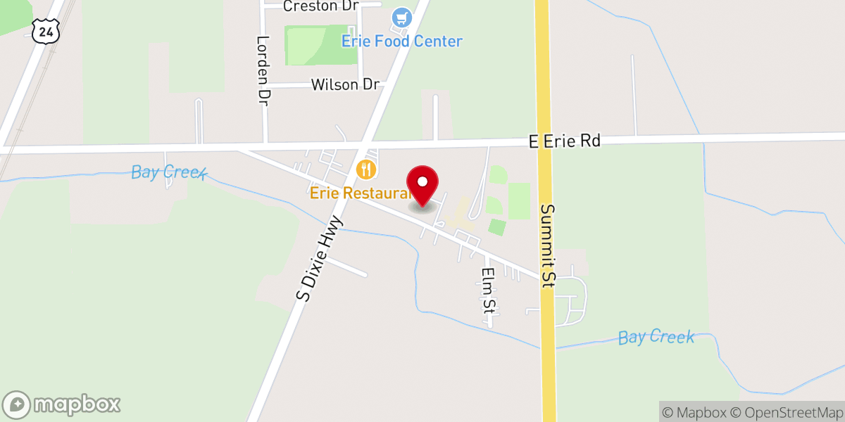 Map showing location of St Joseph Church
