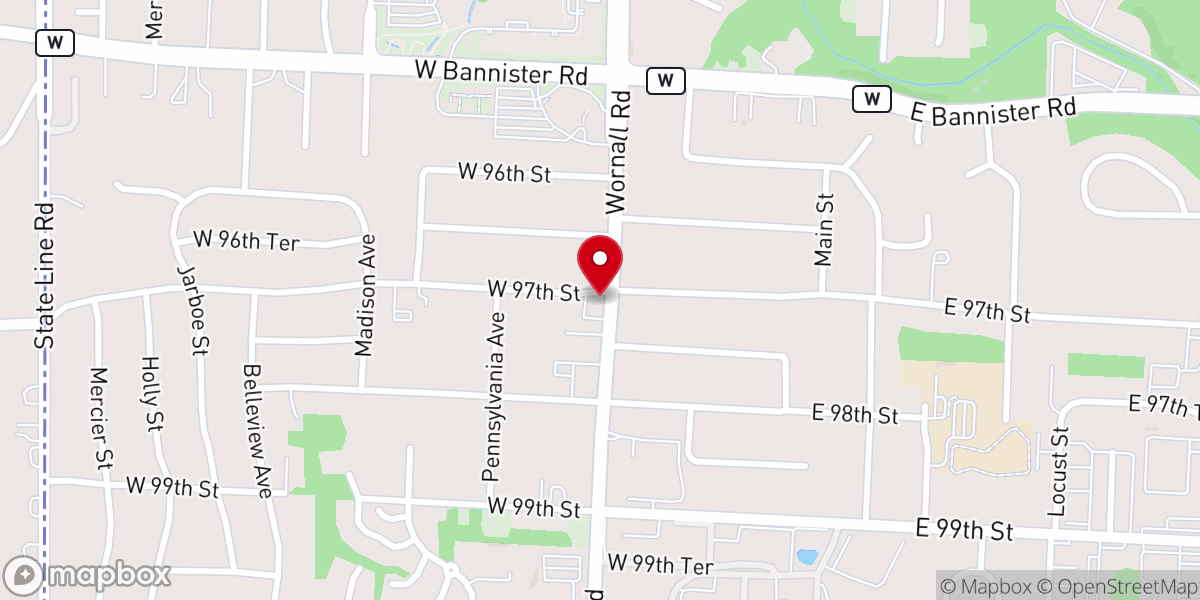 Map showing location of Friends Church of Willow Creek