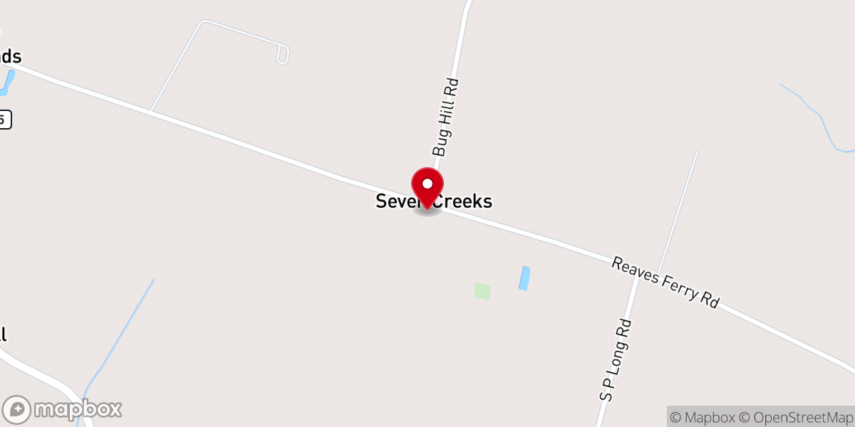 Map showing location of Chadwick Church