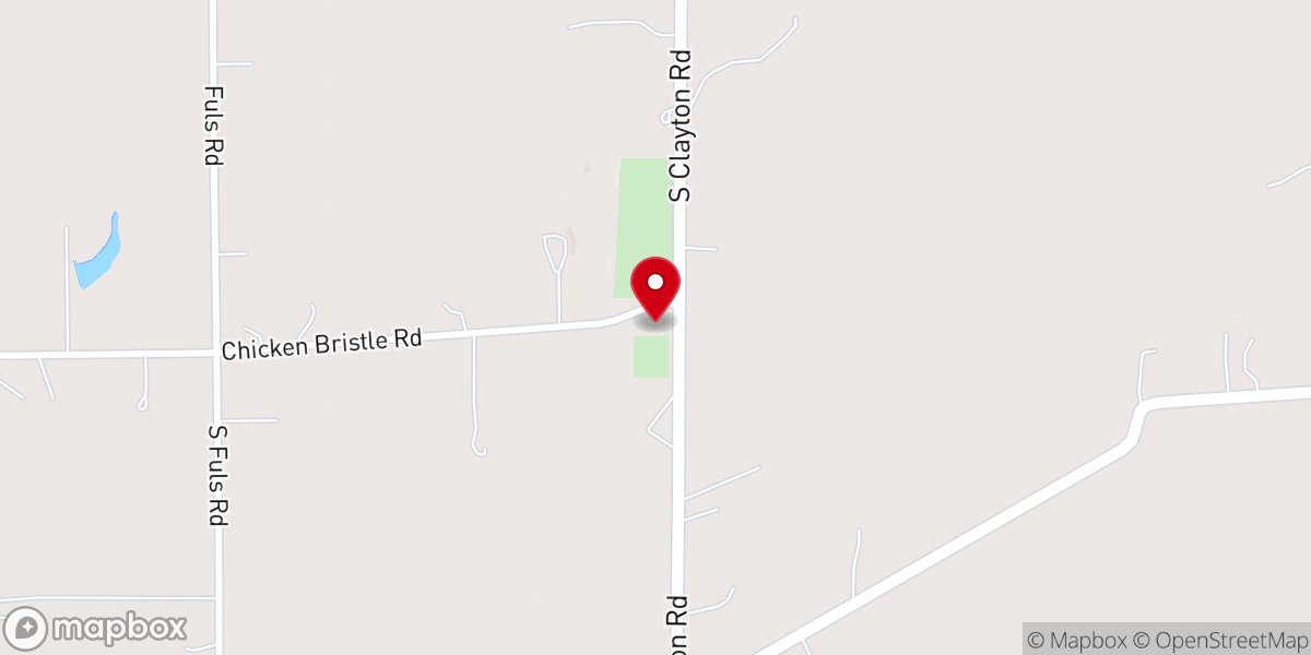 Map showing location of Slifers Presbyterian Church