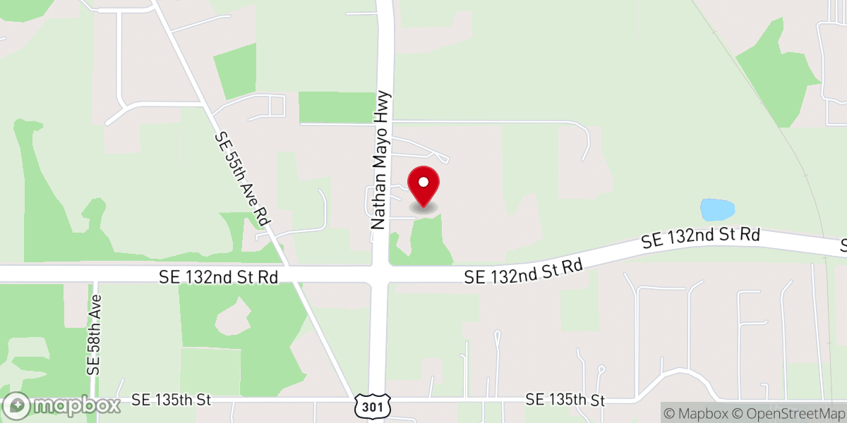 Map showing location of Mount Pelier Missionary Baptist Church