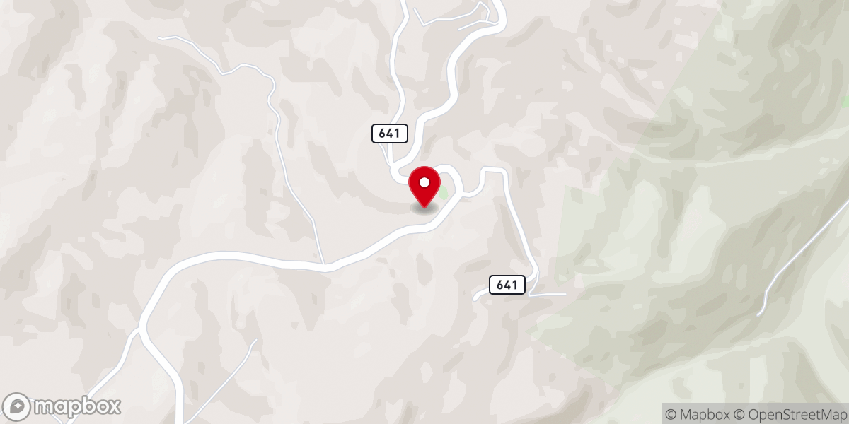 Map showing location of Living Waters Independent Baptist Church