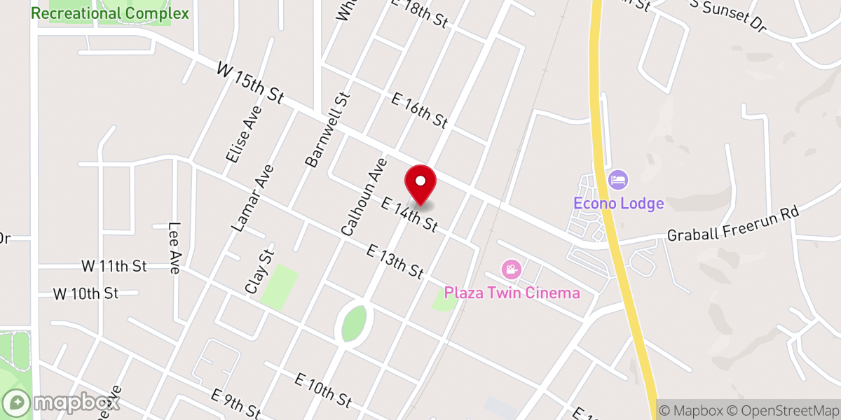 Map showing location of St Peter Missionary Baptist Church