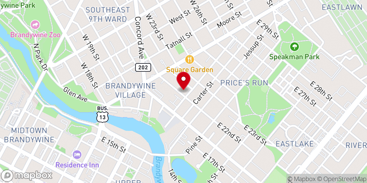 Map showing location of Saundra Ben