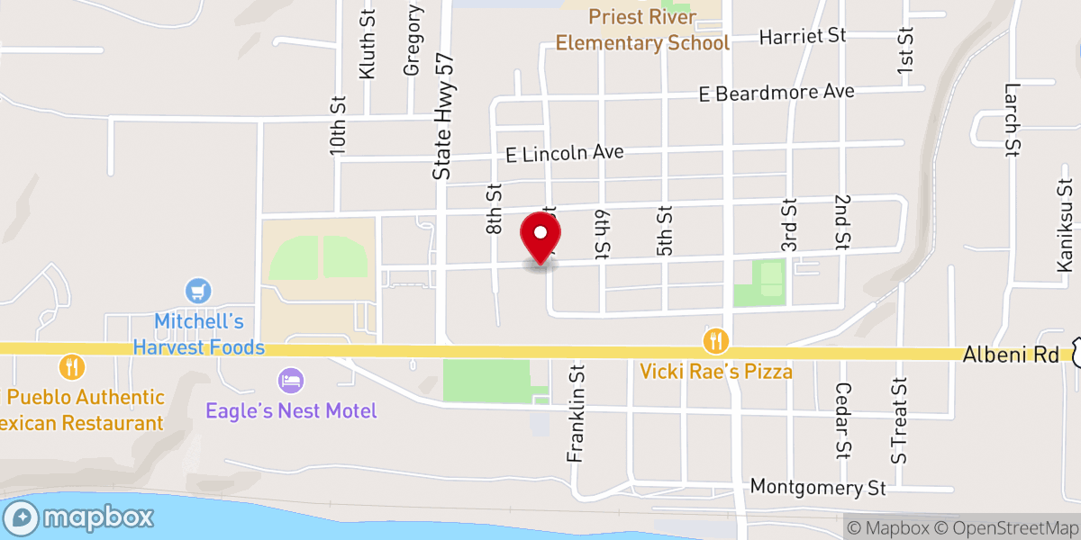 Map showing location of Living Hope Free Methodist Church