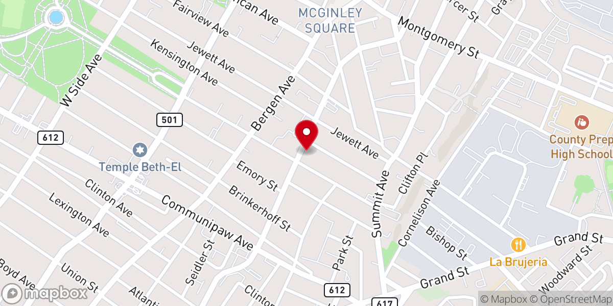 Map showing location of Continuous Flow Christian Center
