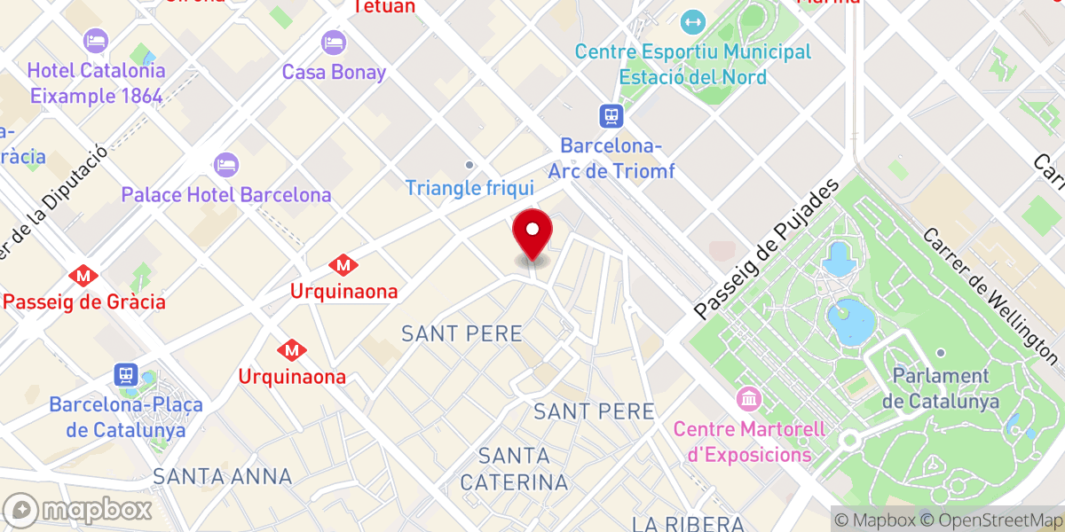 Map showing location of monasterio san pedro de puelas