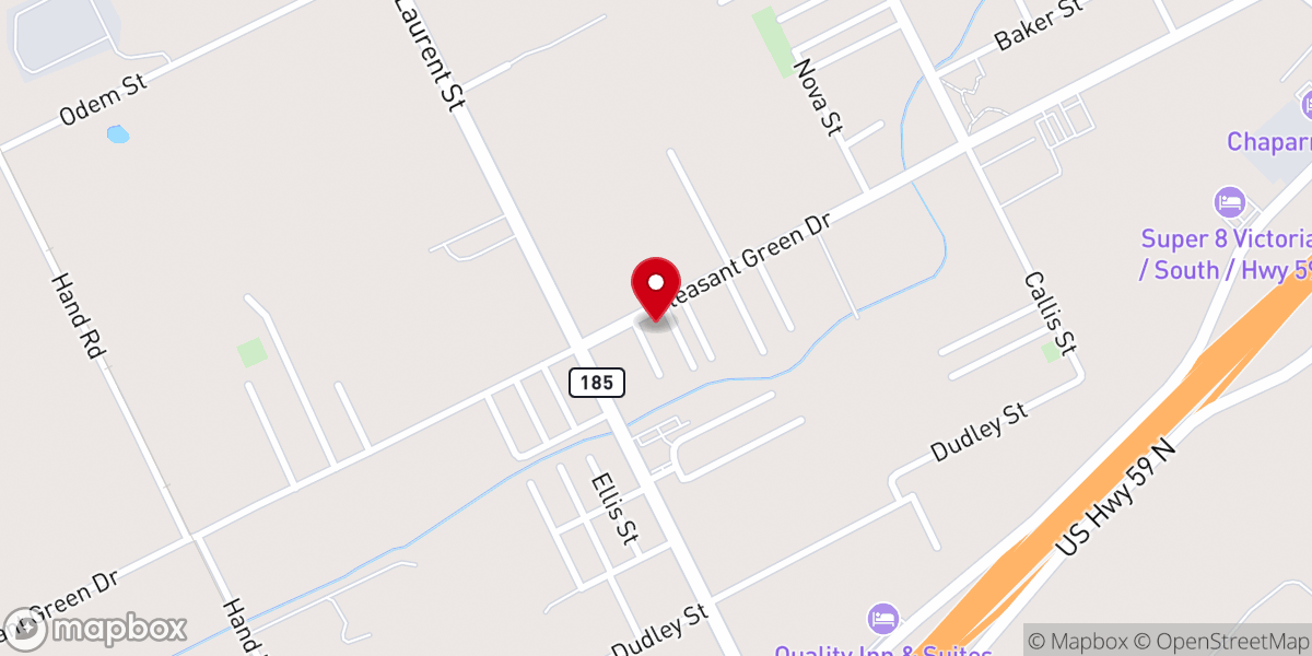 Map showing location of St Peters Baptist Church PARSONAGE