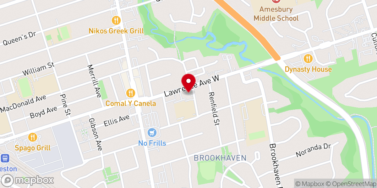 Map showing location of St. Bernard de Clairvaux Catholic Church