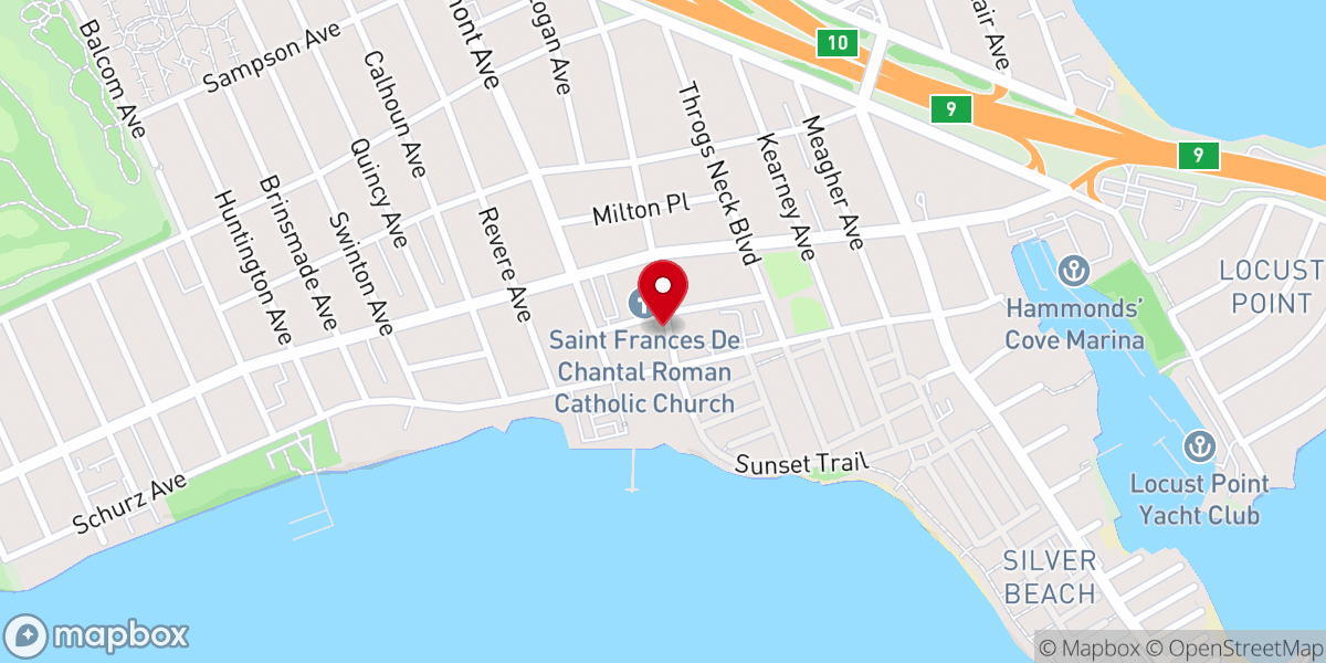 Map showing location of Monastery of Saint Clare