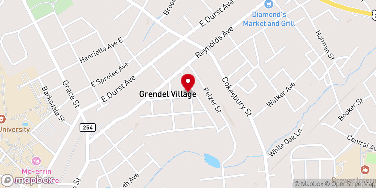 Map showing location of Galloway Memorial United Methodist Church