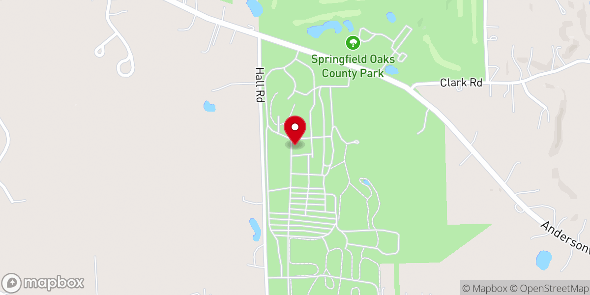 Map showing location of Oakland County Fair Office