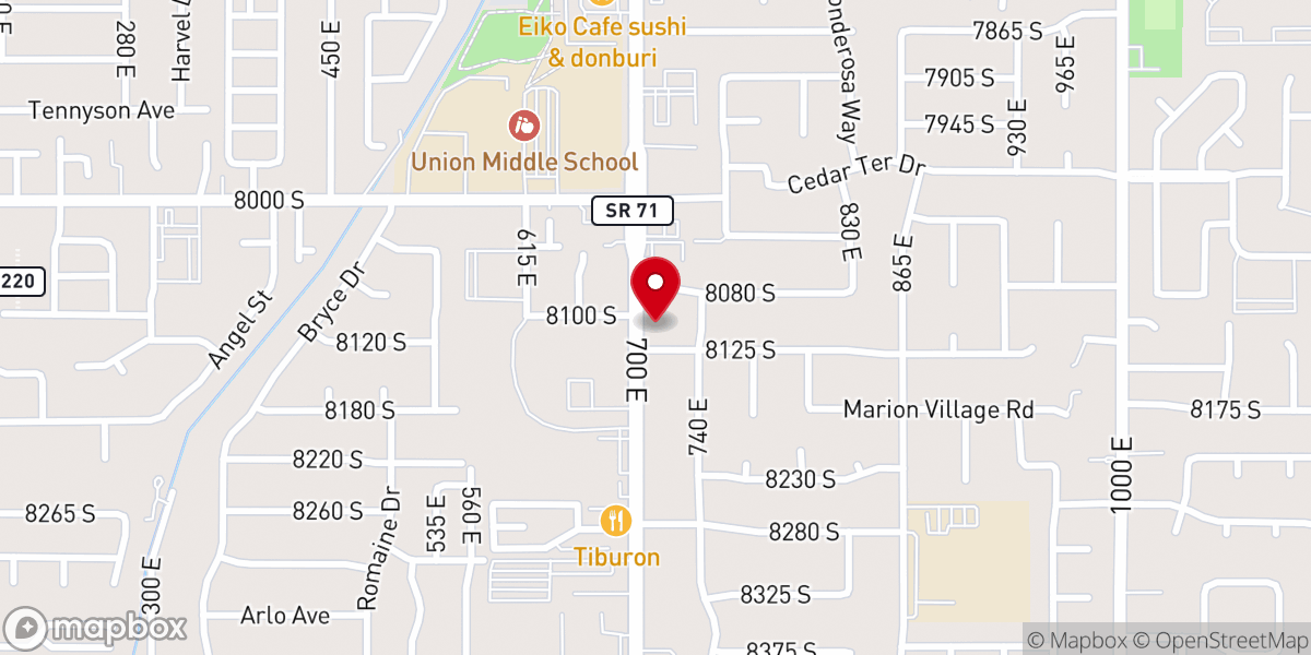 Map showing location of Eckankar of Utah