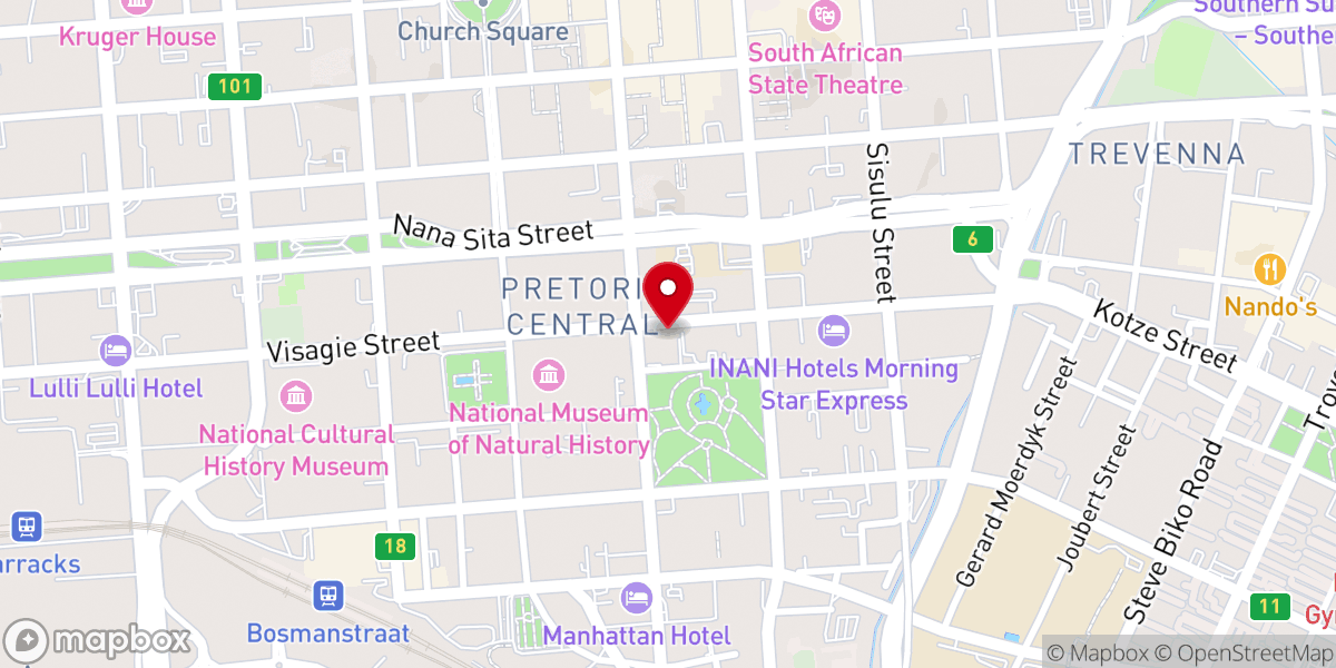 Map showing location of The Methodist Shop And Project Centre
