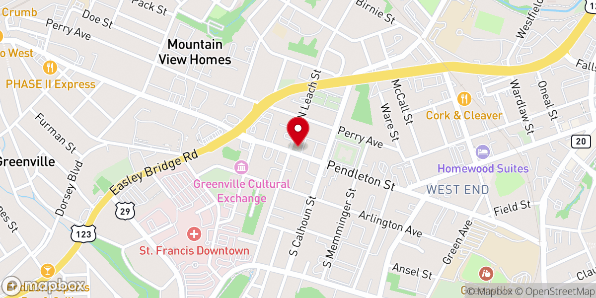 Map showing location of Hudson Chapel Apostolic Ministry Inc