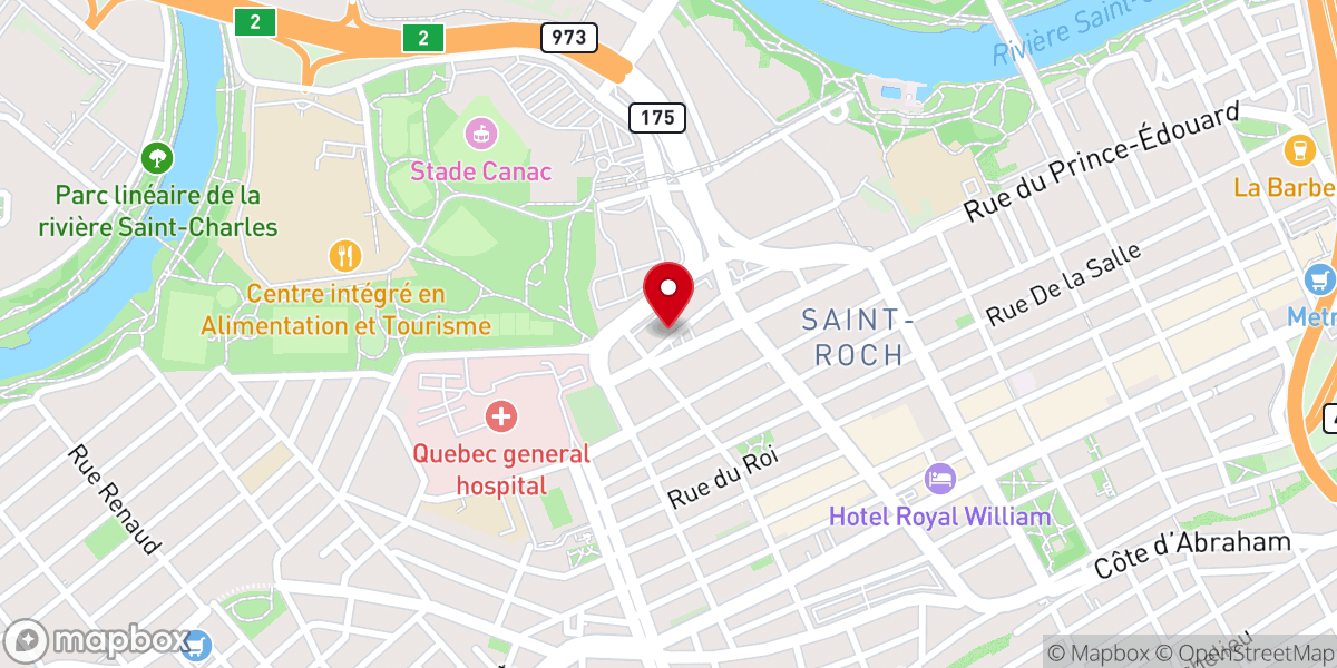 Map showing location of Assemblée Chrétienne Bonne Nouvelle