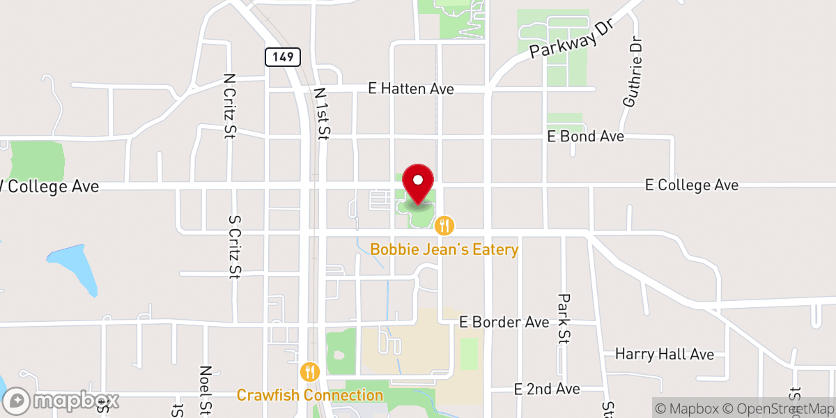 Map showing location of Blaylock Park