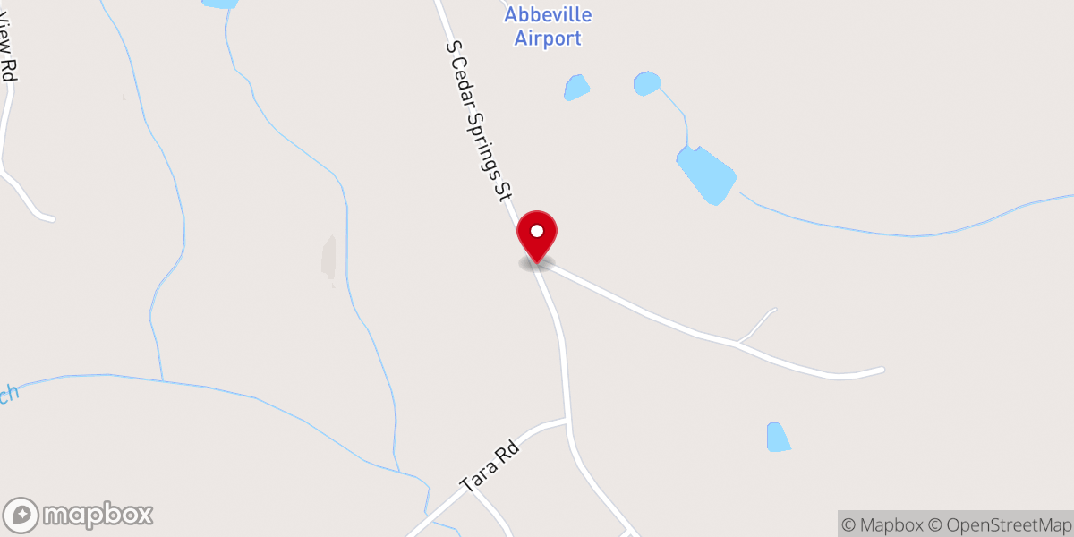 Map showing location of Calvary Church