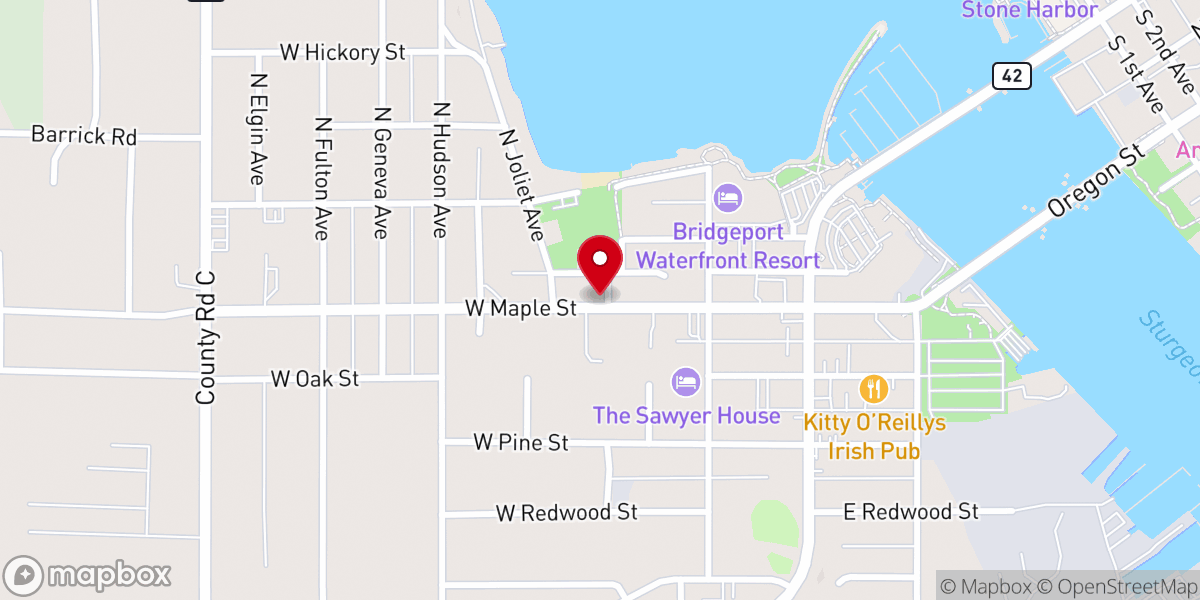Map showing location of Friends Community Church