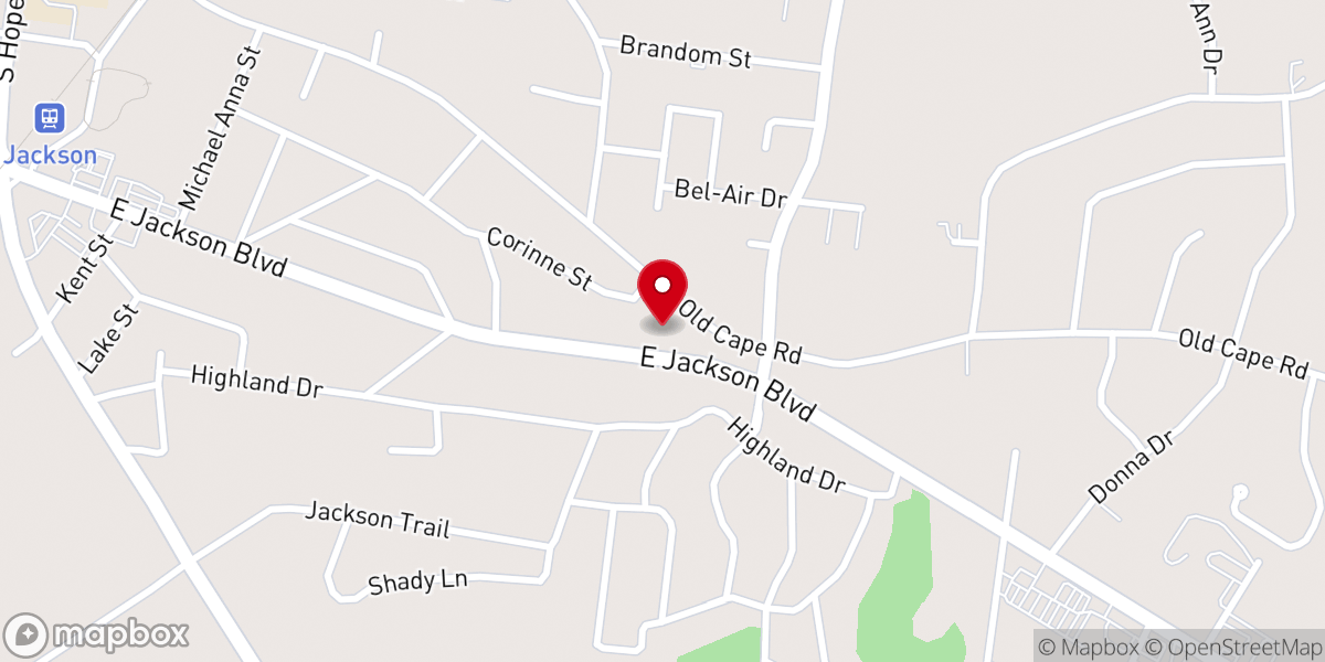 Map showing location of JOY Church