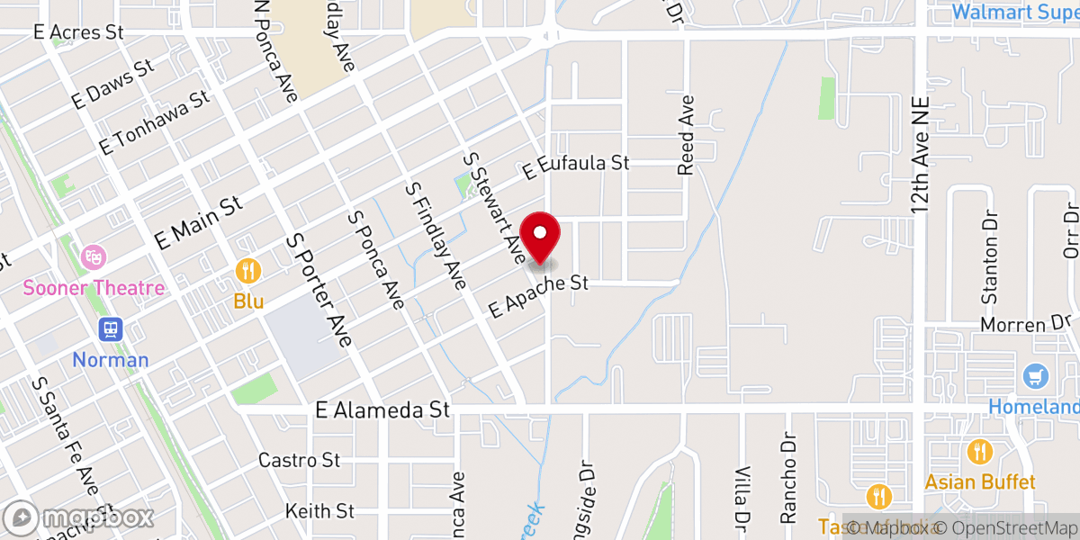 Map showing location of Community Missionary Baptist