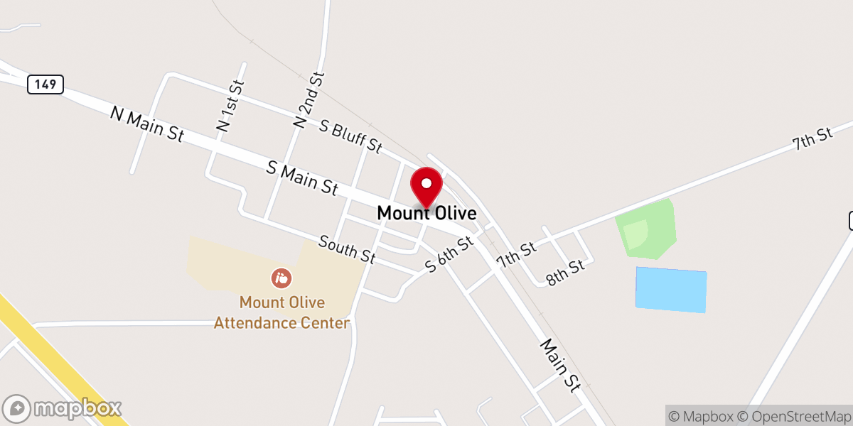 Map showing location of First United Methodist Church Prsng