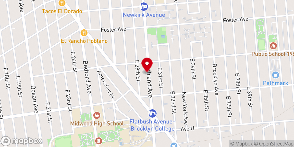 Map showing location of Good Shepherd Spiritual Baptist Church