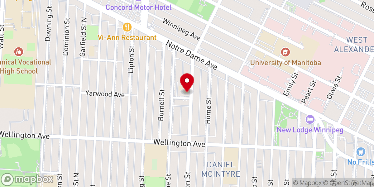 Map showing location of St. Edward the Confessor Parish