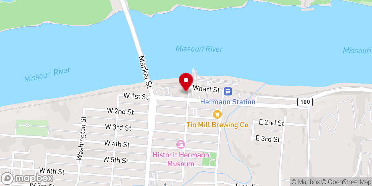 Map showing location of Fernweh Distilling Co.